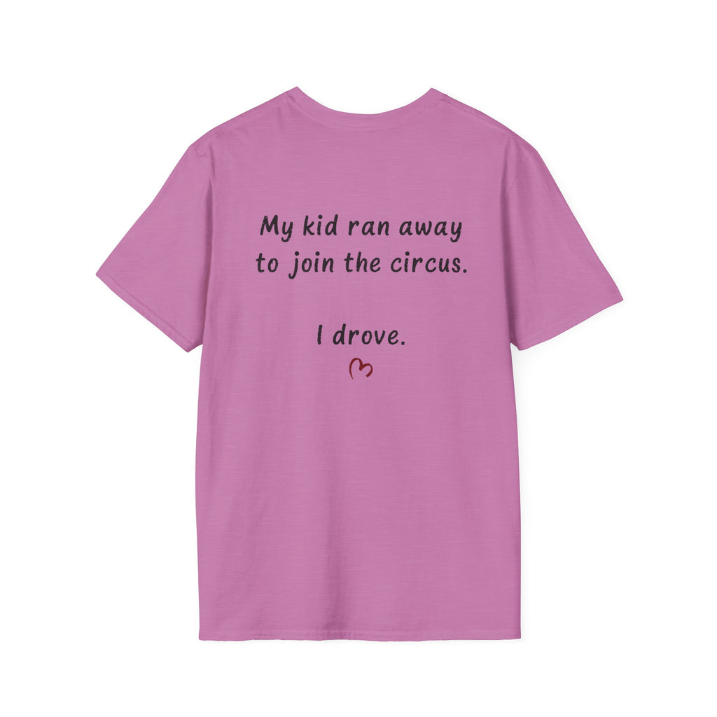 Circus Dad T-Shirt — Heart Script Tee for Family Fans