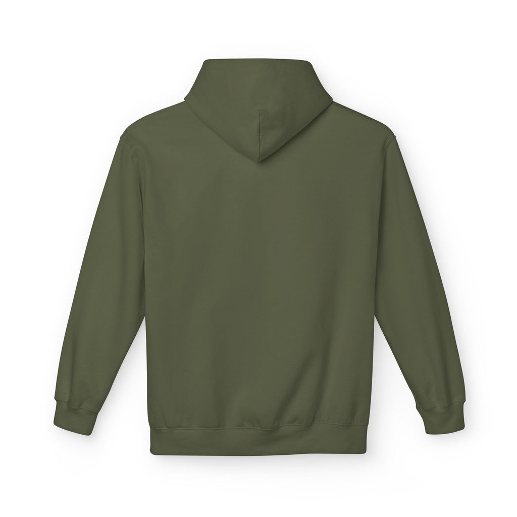 Minimalist Unicycle Line Art Fleece Hoodie