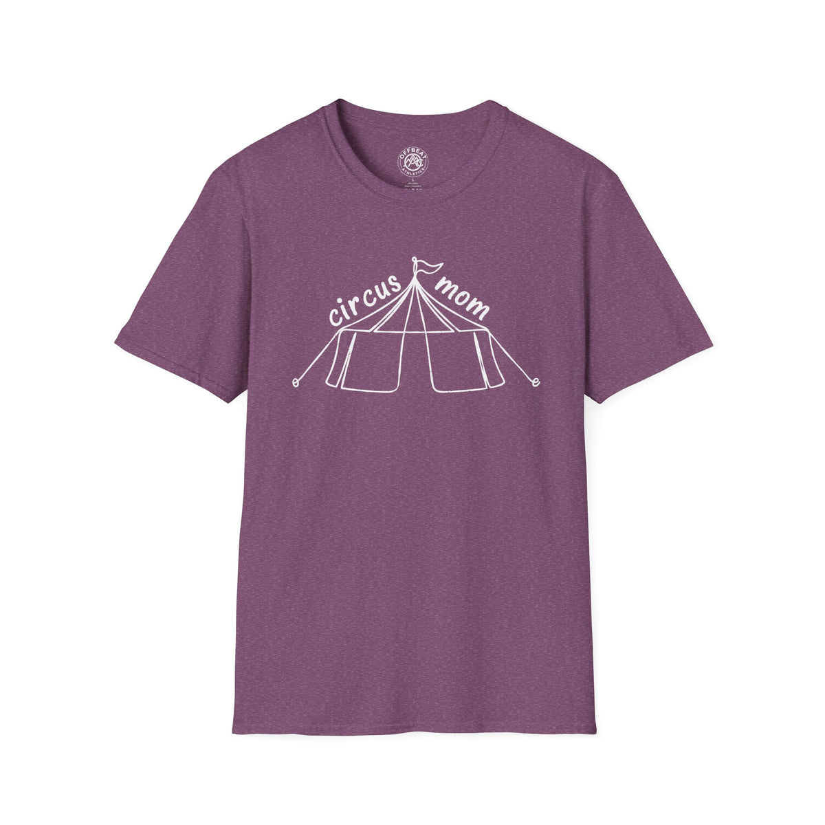 Circus Mom T-Shirt – Hand-Drawn Circus Tent Mothers' Tee