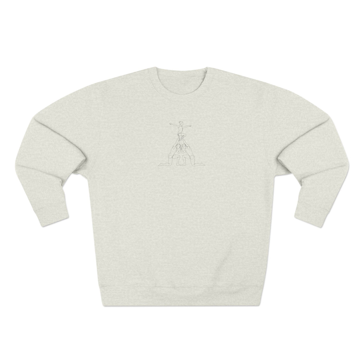 Line Art Pyramid Acro Crewneck Sweatshirt