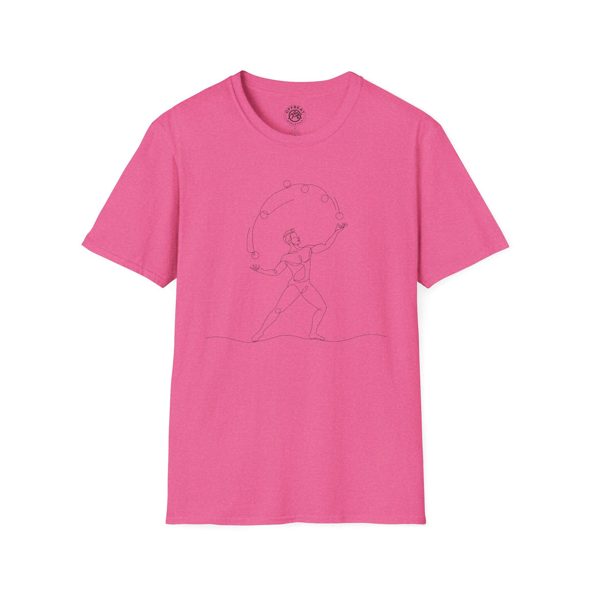 Line Art  Male Juggler T-Shirt