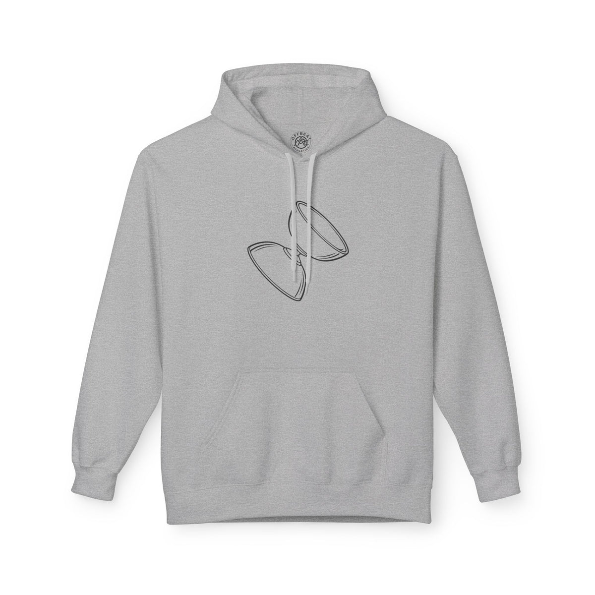 Minimalist Diabolo Fleece Hoodie