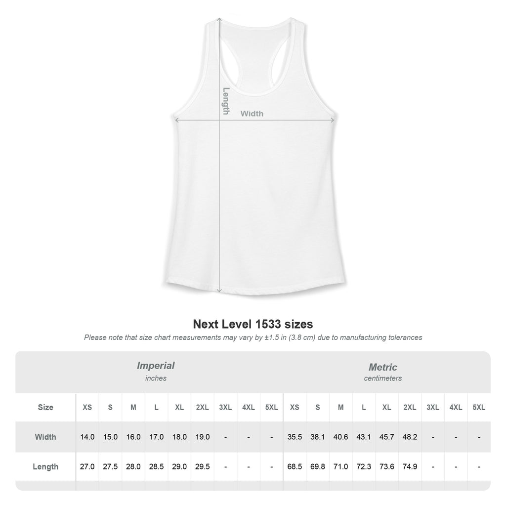 Aerial Lyra Racerback Tank Top - Powered by Grip Strength Graphic Tee