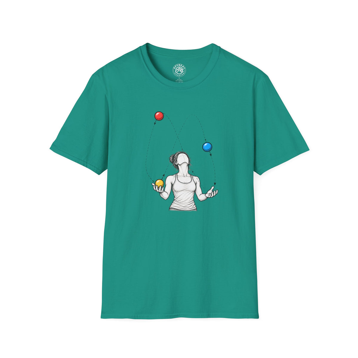 Female Juggling Pattern Shirt