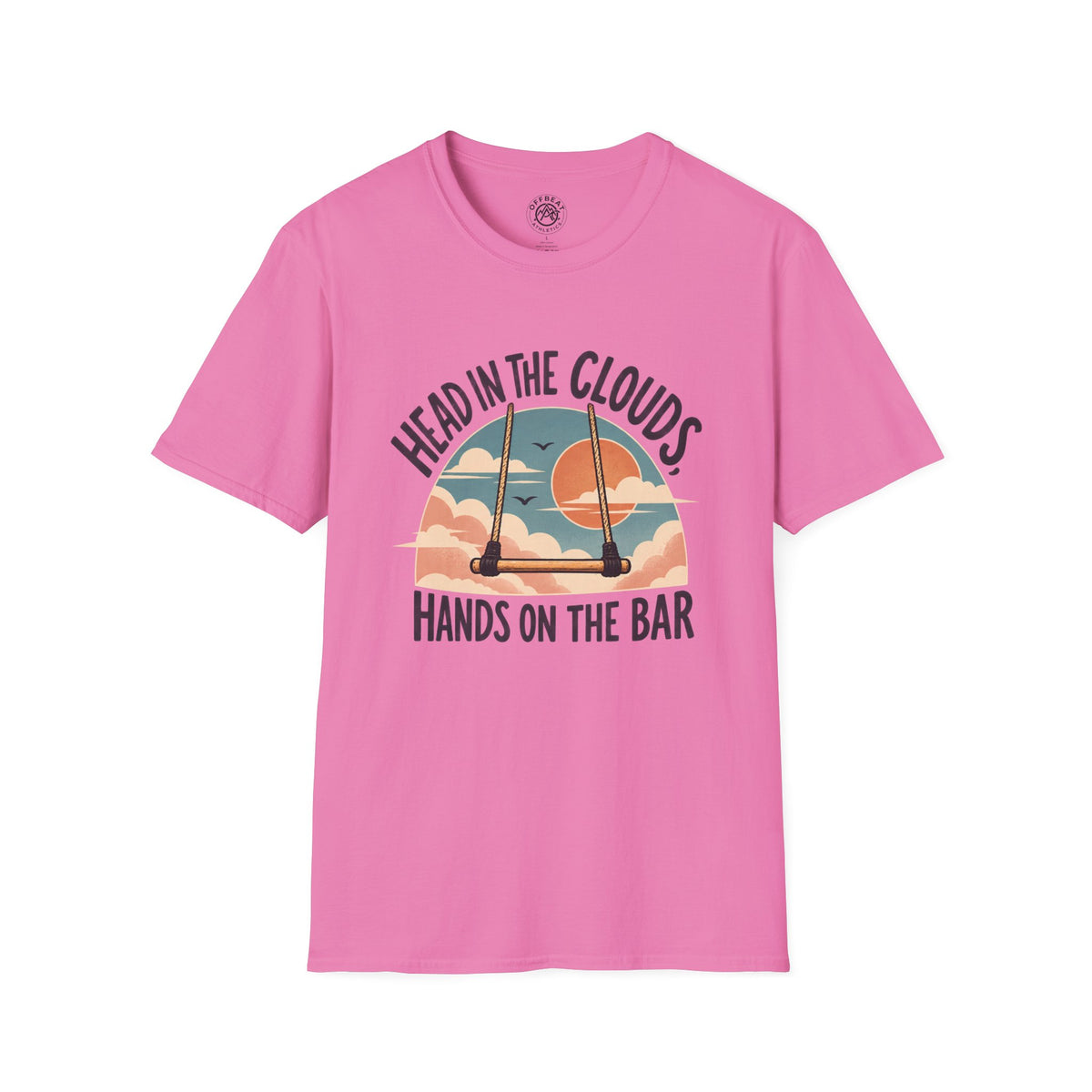 Head in the Clouds, Hands on the Bar Trapeze T-Shirt