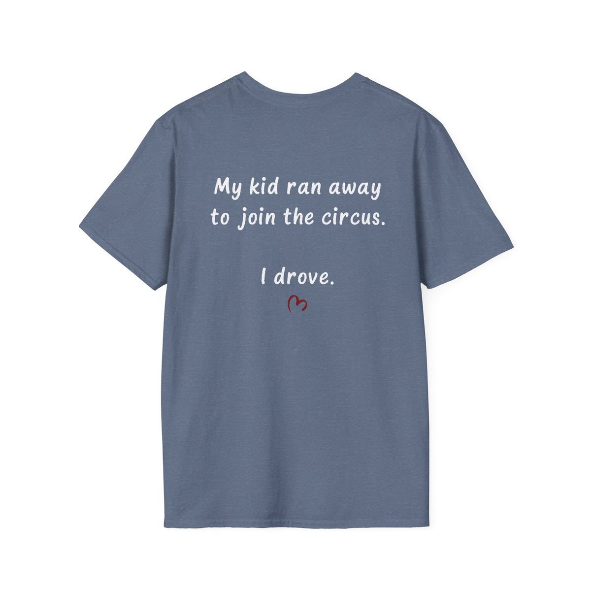 Circus Mom T-Shirt — Heart Script Tee for Family Fans