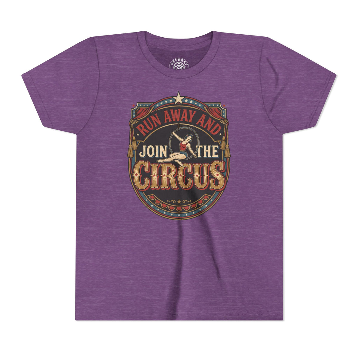 Youth Tee — "Run Away and Join the Circus" Vintage Tee