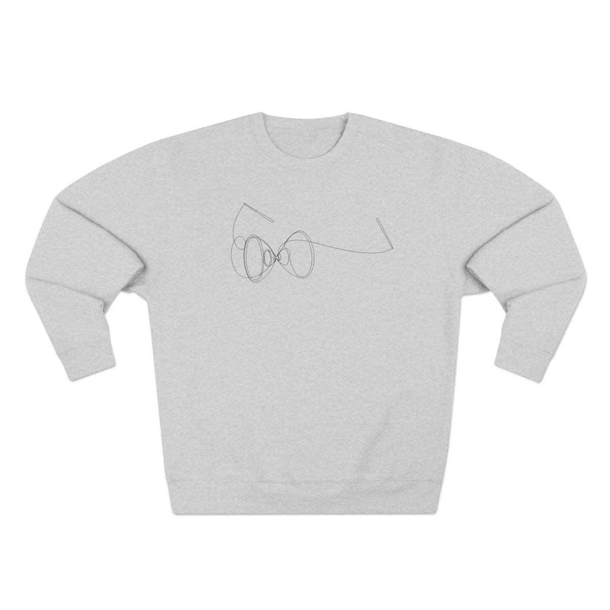 Line Art Diabolo Crewneck Sweatshirt