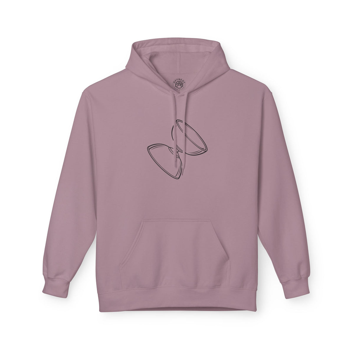 Minimalist Diabolo Fleece Hoodie