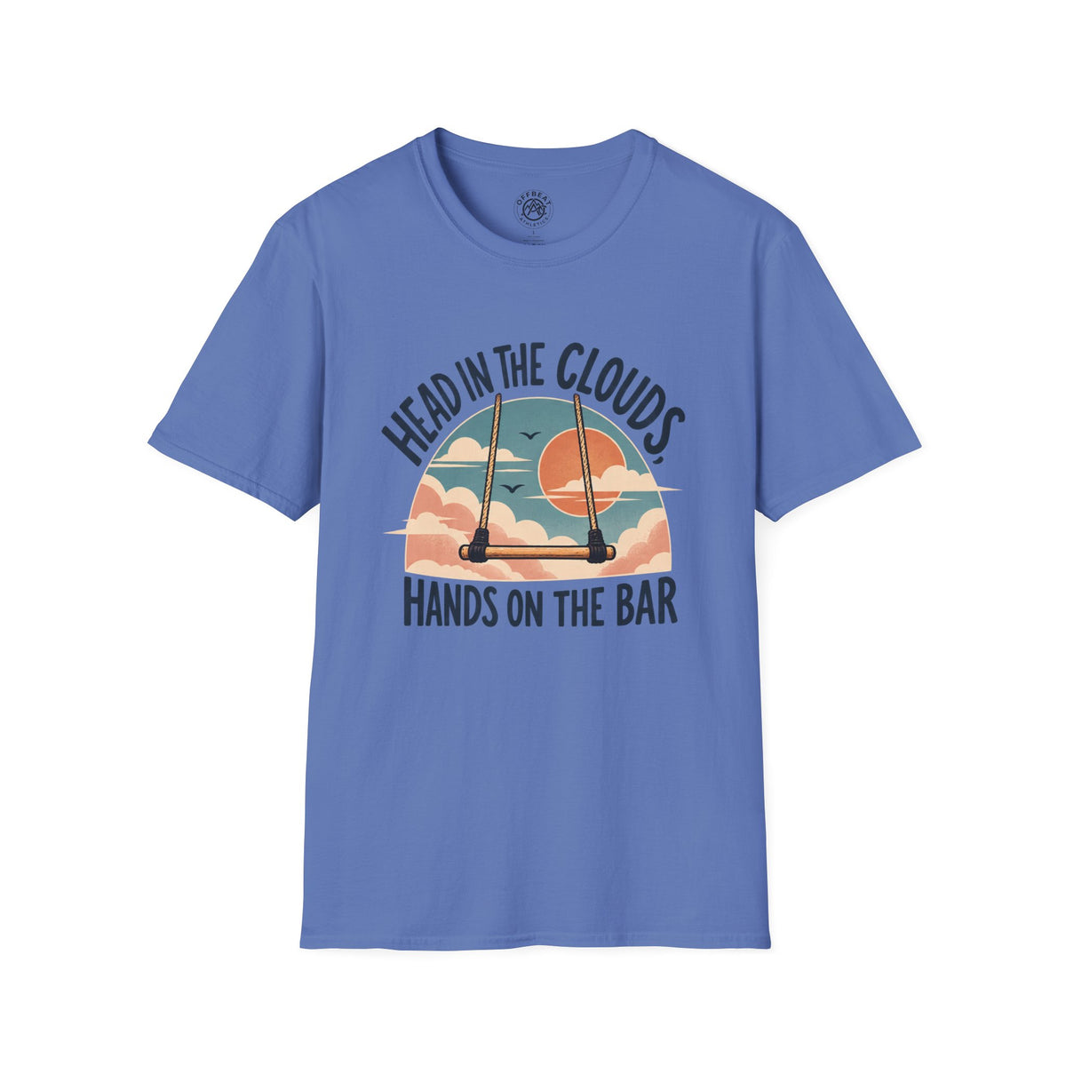 Head in the Clouds, Hands on the Bar Trapeze T-Shirt