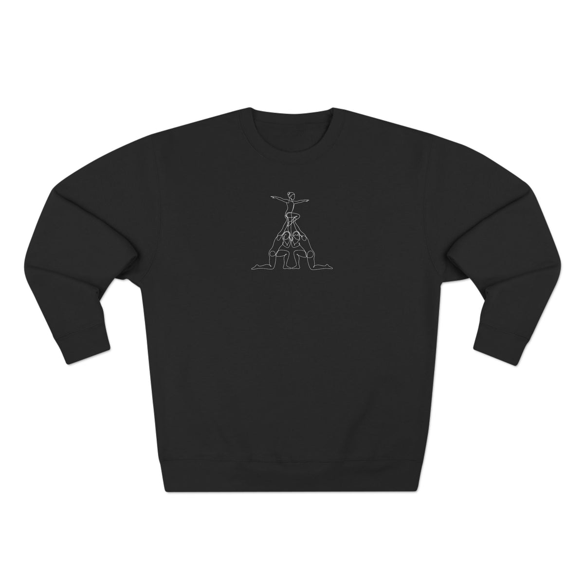 Line Art Pyramid Acro Crewneck Sweatshirt