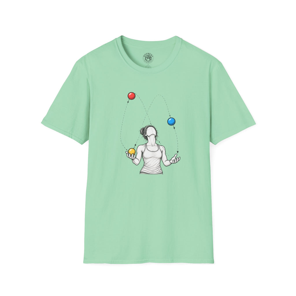 Female Juggling Pattern Shirt