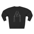Line Art Aerial Silks Feminine Figure Crewneck Sweatshirt