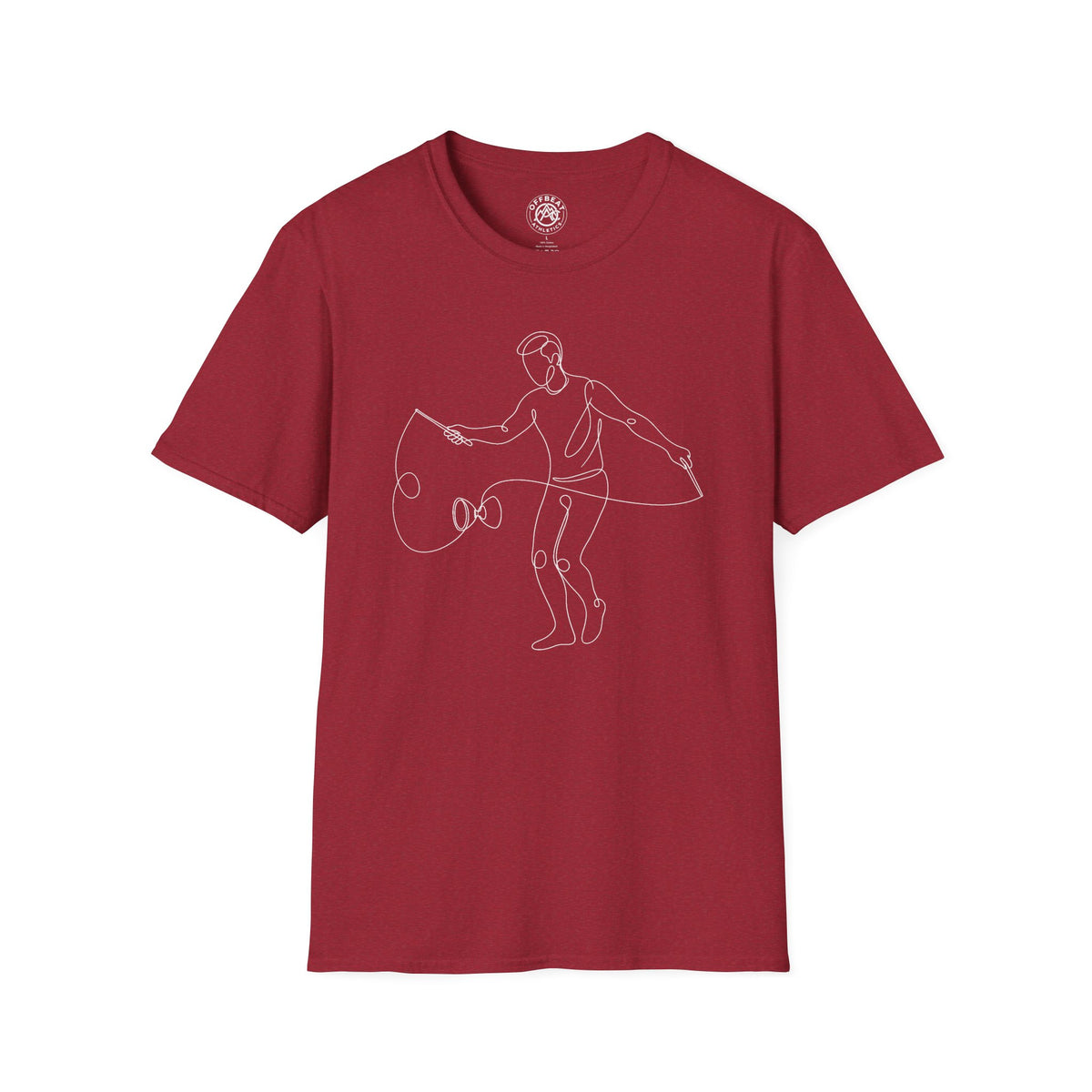 Line Art Figure Diabolo T-Shirt