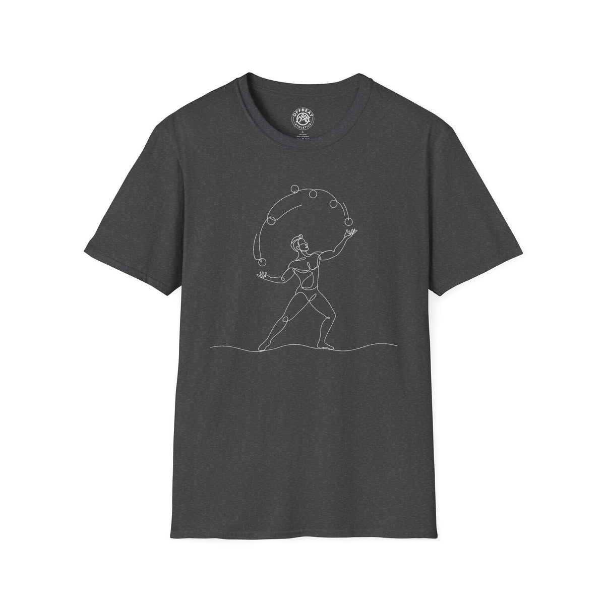 Line Art  Male Juggler T-Shirt