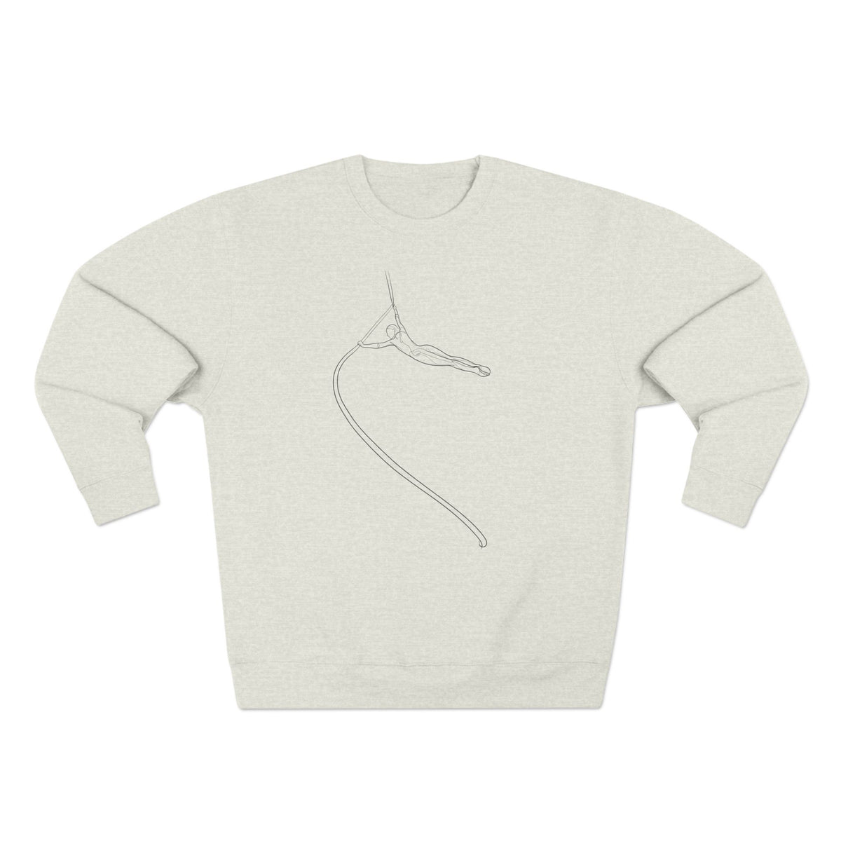 Line Art Spanish Web/Rope Spinning Aerialist Crewneck Sweatshirt