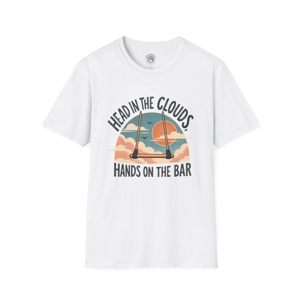 Head in the Clouds, Hands on the Bar Trapeze T-Shirt