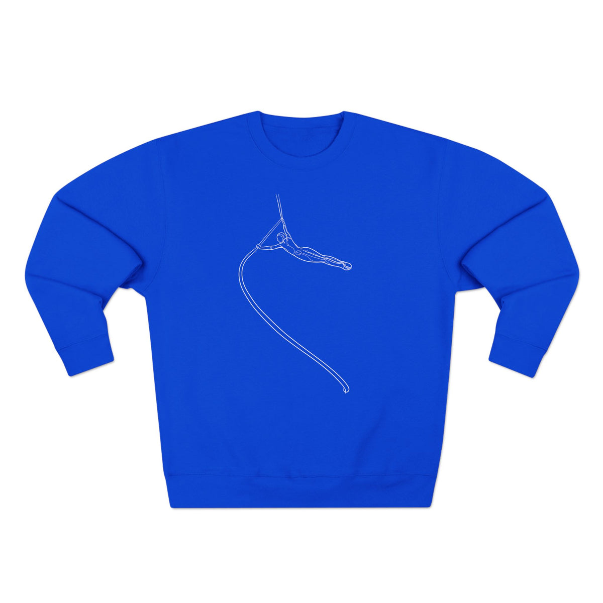 Line Art Spanish Web/Rope Spinning Aerialist Crewneck Sweatshirt