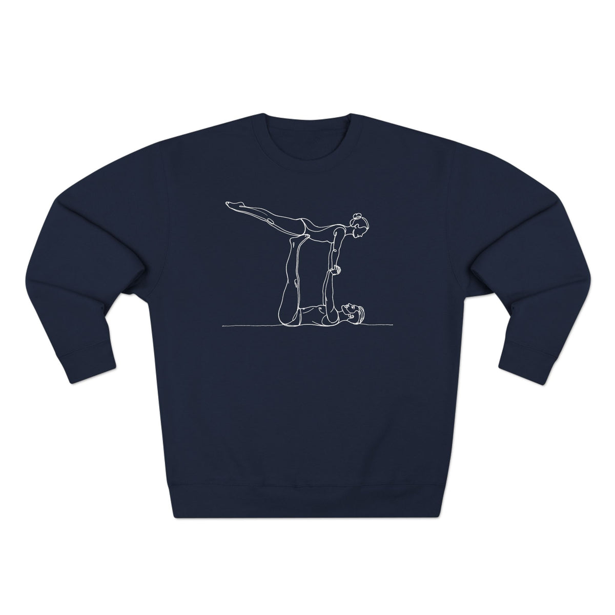 Risley Line Art | Male Base & Female Flyer Crewneck Sweatshirt