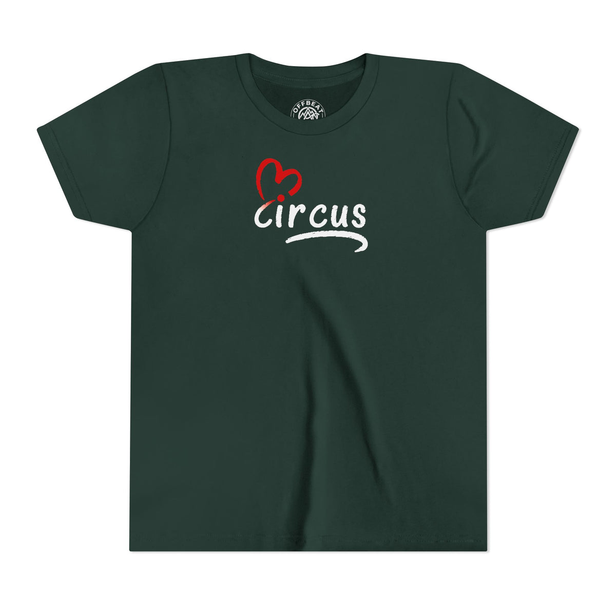 Youth Tee — Heart Circus Graphic Kids Shirt