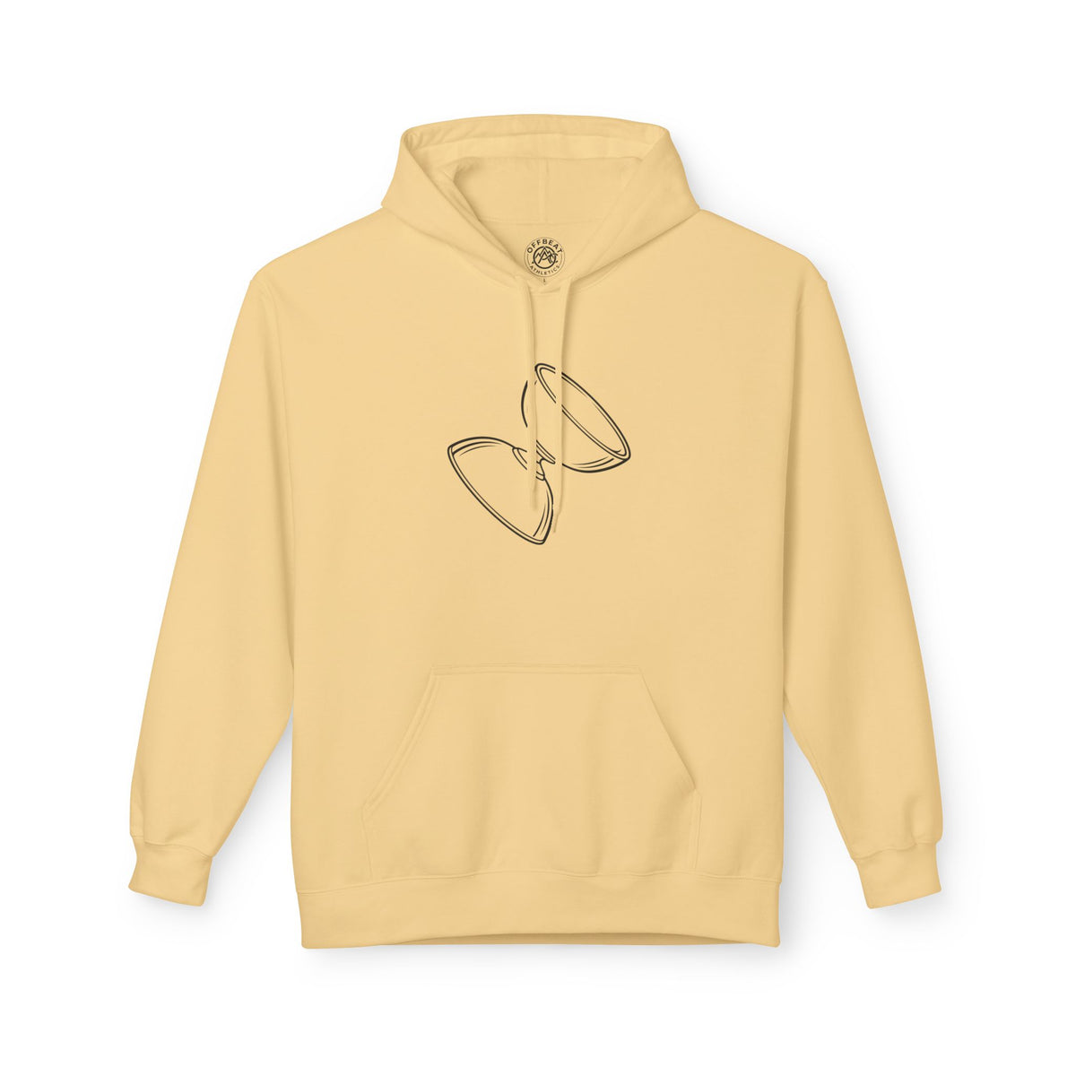 Minimalist Diabolo Fleece Hoodie