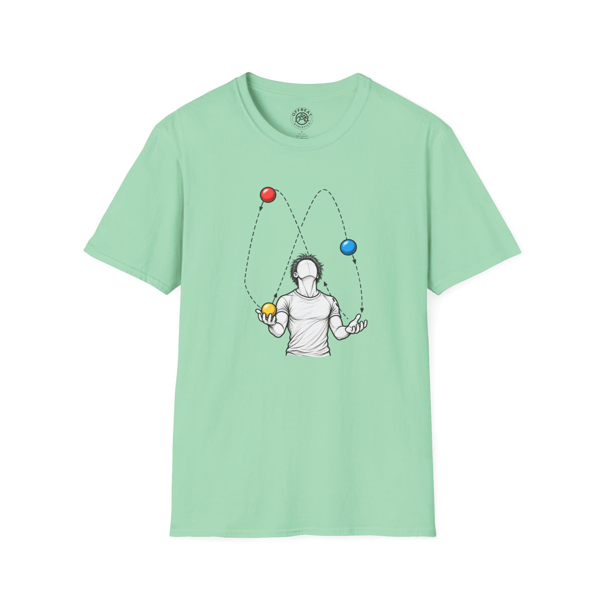 Male Juggling Pattern Shirt