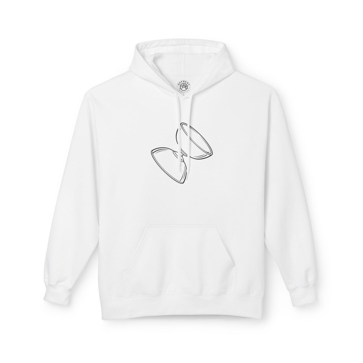 Minimalist Diabolo Fleece Hoodie