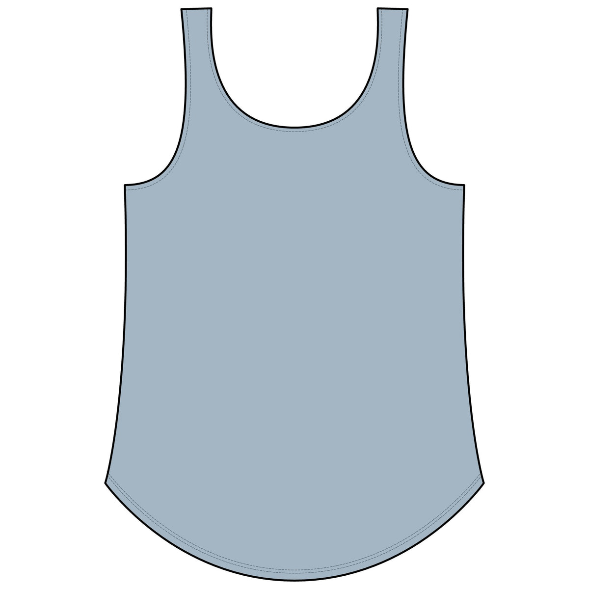 Aerial Silhouette Tank — "Just Hanging Around" Festival Tank Top