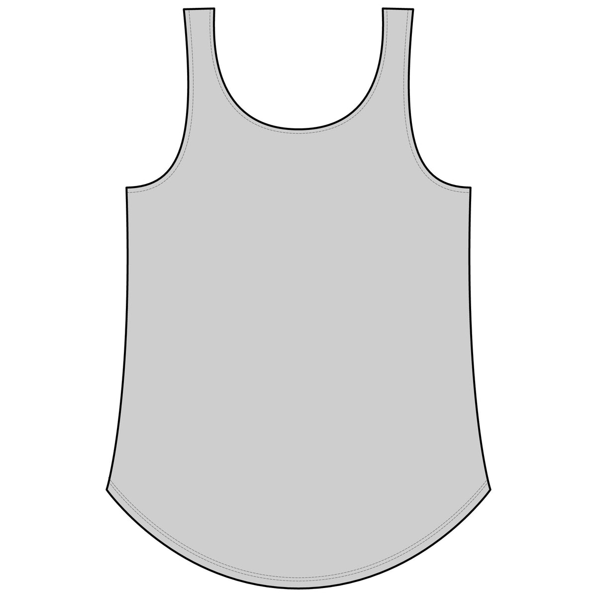 Aerial Silhouette Tank — "Just Hanging Around" Festival Tank Top