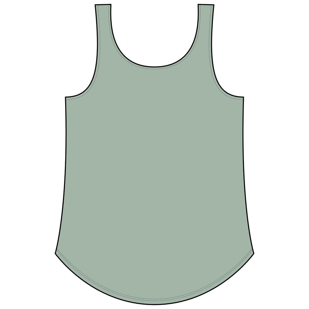 Aerial Silhouette Tank — "Just Hanging Around" Festival Tank Top
