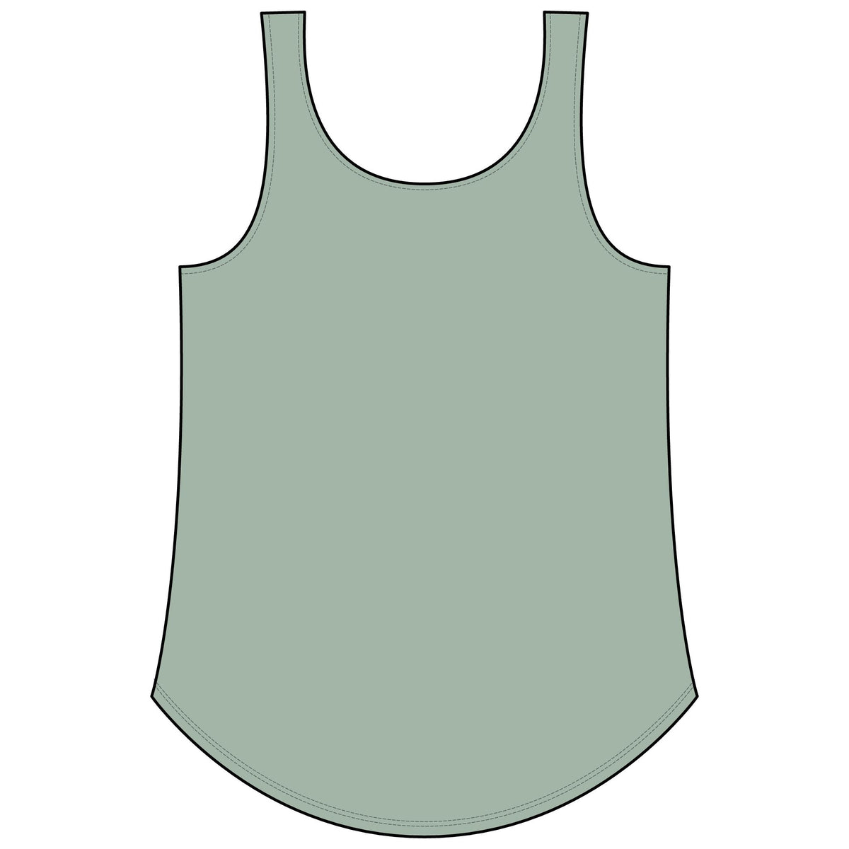 Aerial Silhouette Tank — "Just Hanging Around" Festival Tank Top