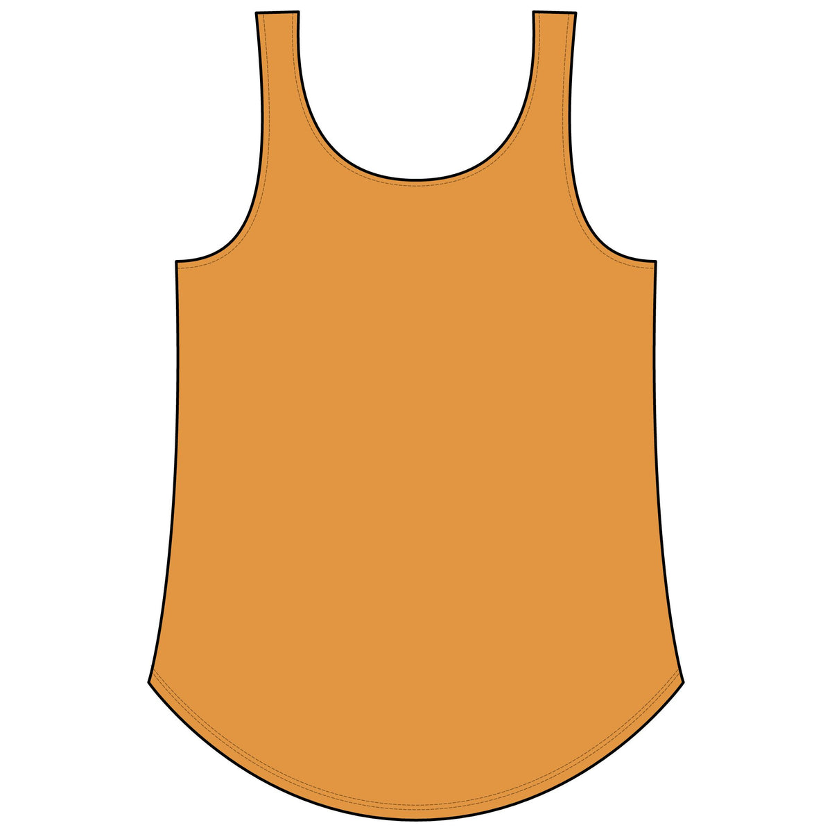 Aerial Silhouette Tank — "Just Hanging Around" Festival Tank Top