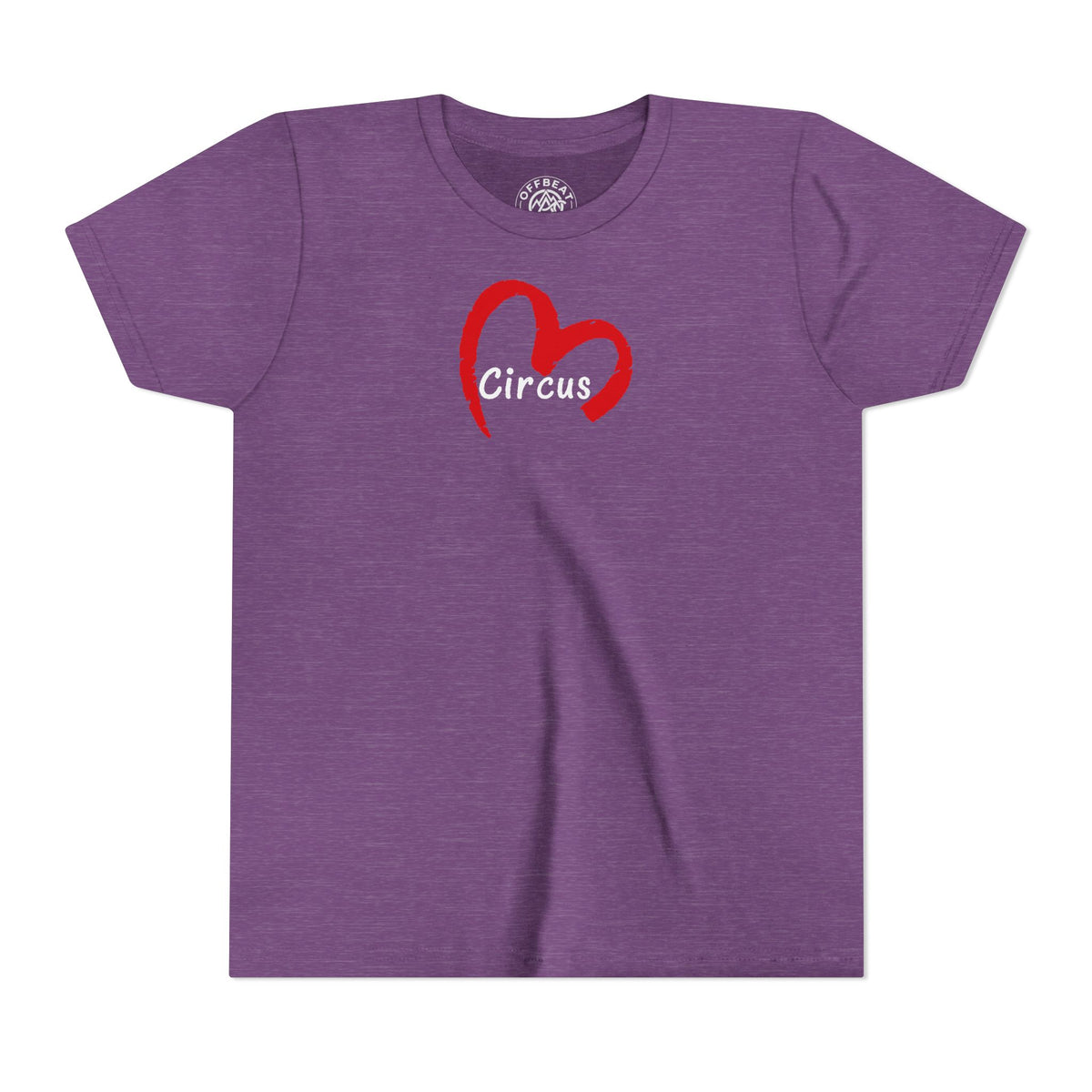Large Heart Circus Love Youth Tee