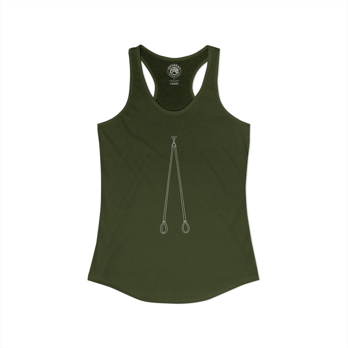 Women's Minimalist Aerial Straps Racerback Tank
