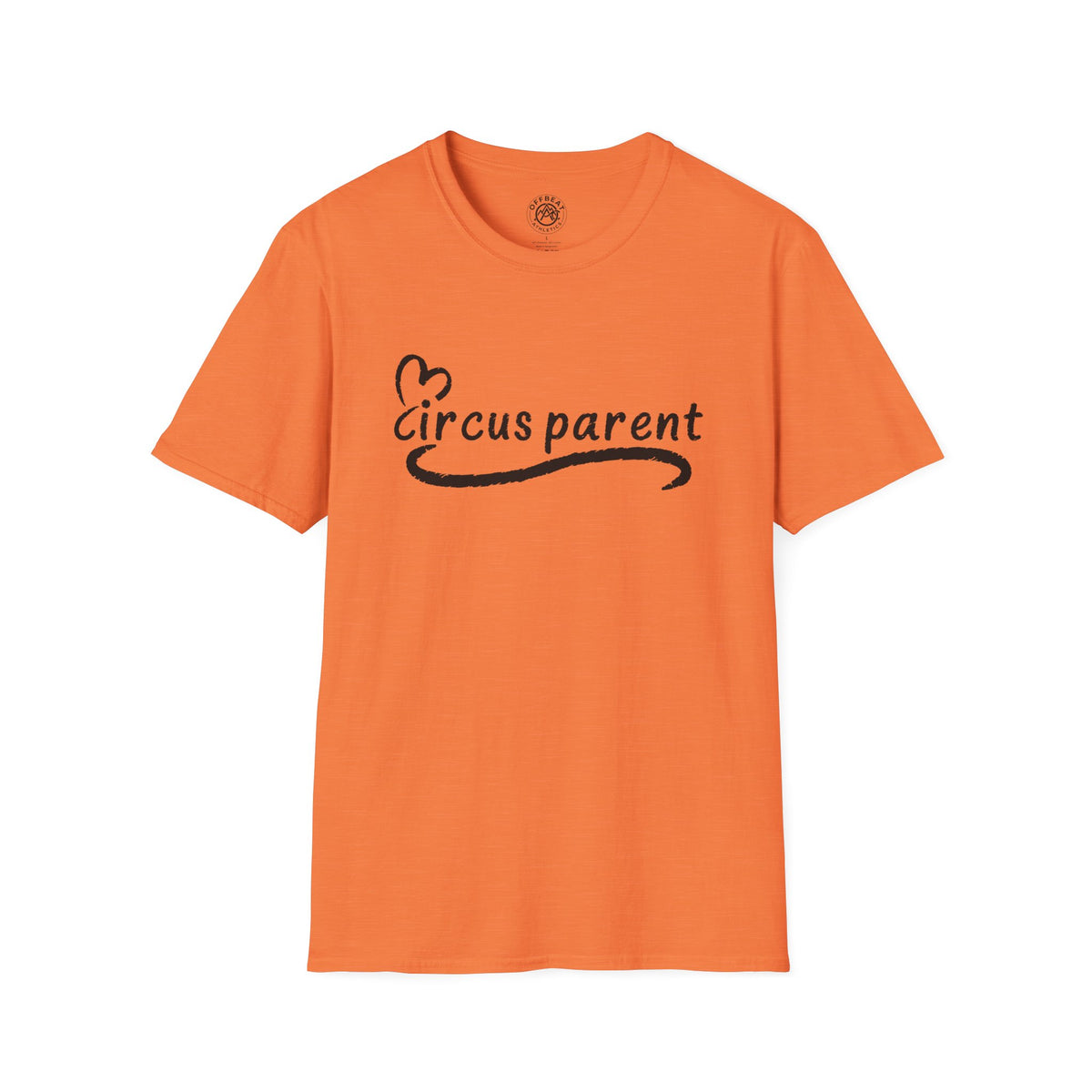 Circus Parent T-Shirt — Heart Script Tee for Family Fans