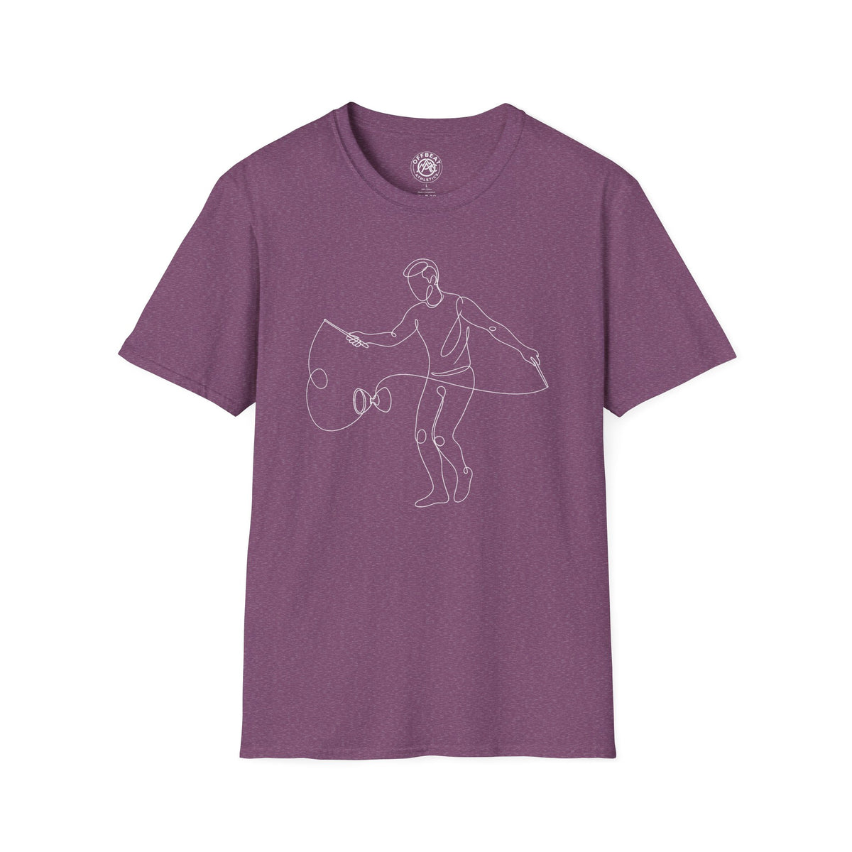 Line Art Figure Diabolo T-Shirt