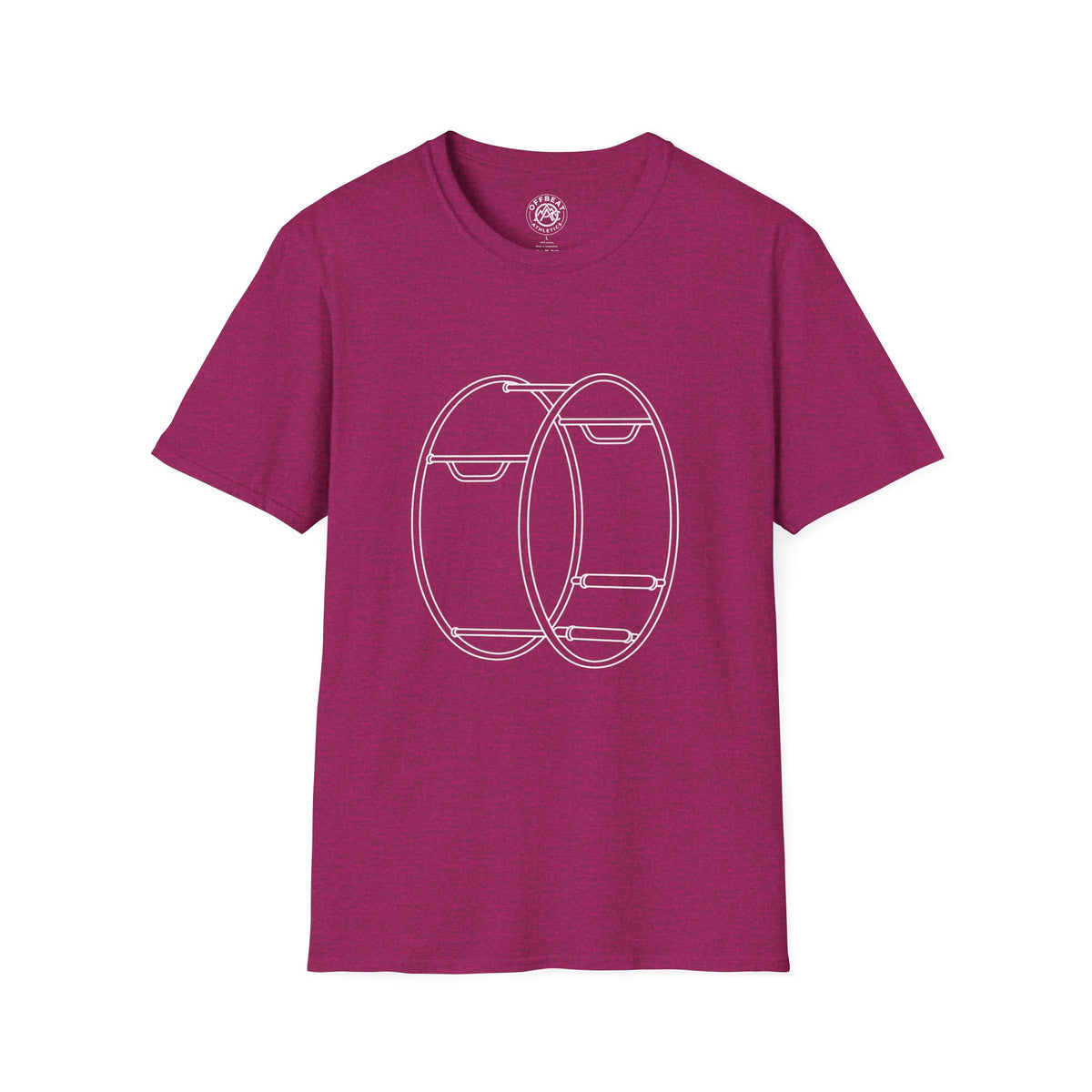 Minimalist German Gym Wheel T-Shirt