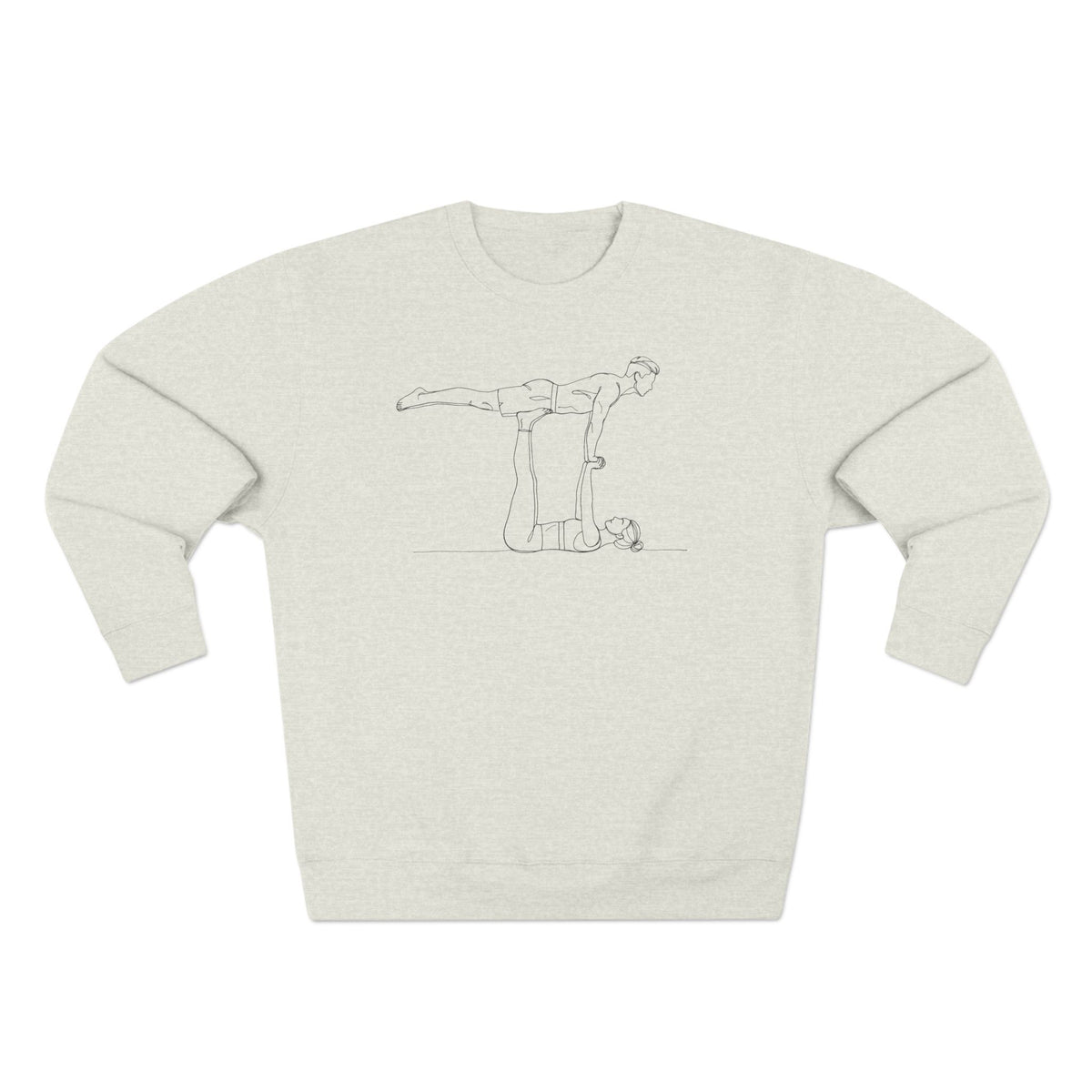 Risley Line Art | Female Base & Male Flyer Crewneck Sweatshirt