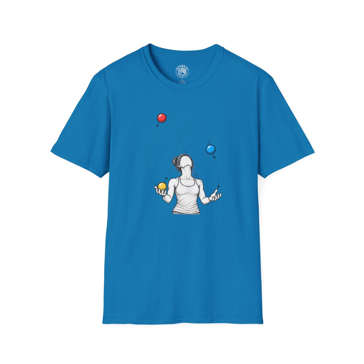 Female Juggling Pattern Shirt