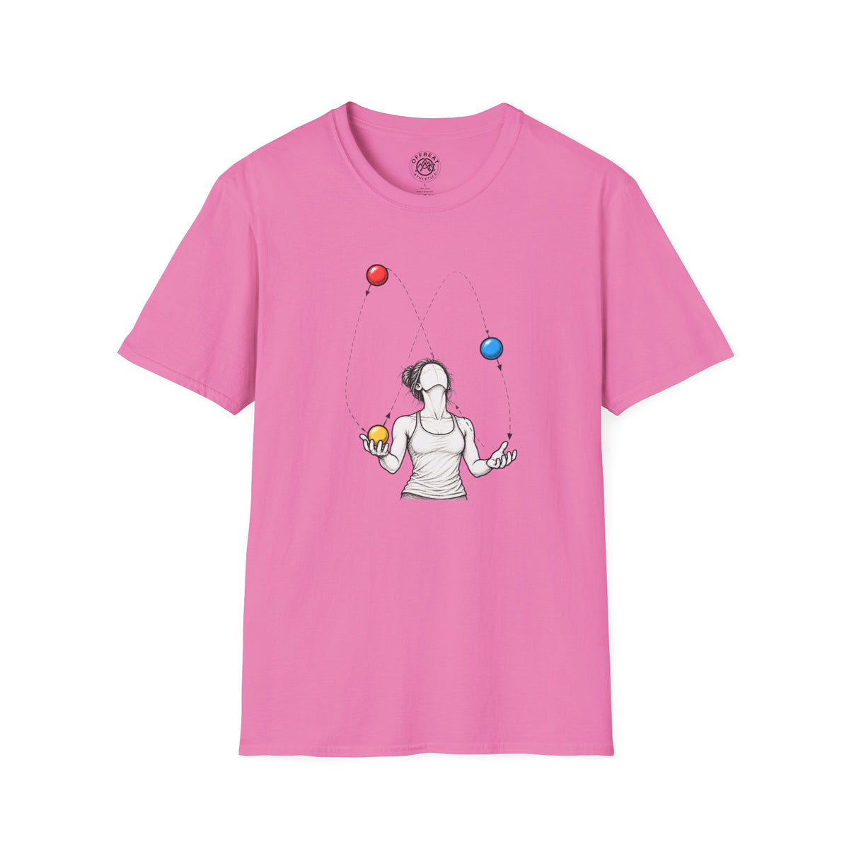 Female Juggling Pattern Shirt