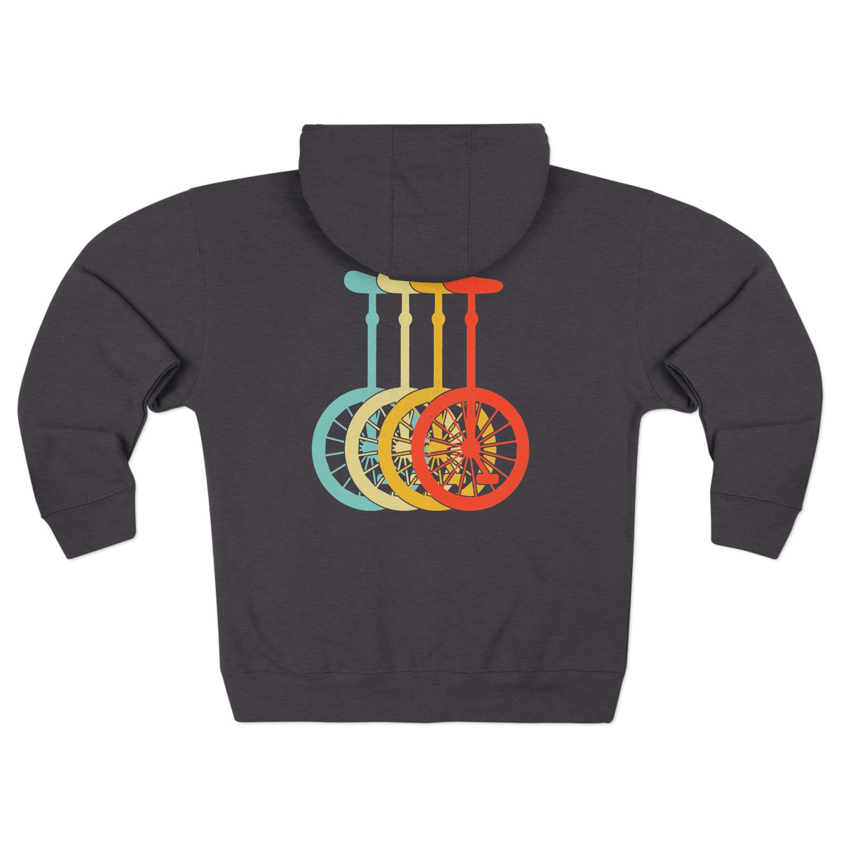 Ride Different Unicycle Zip Hoodie