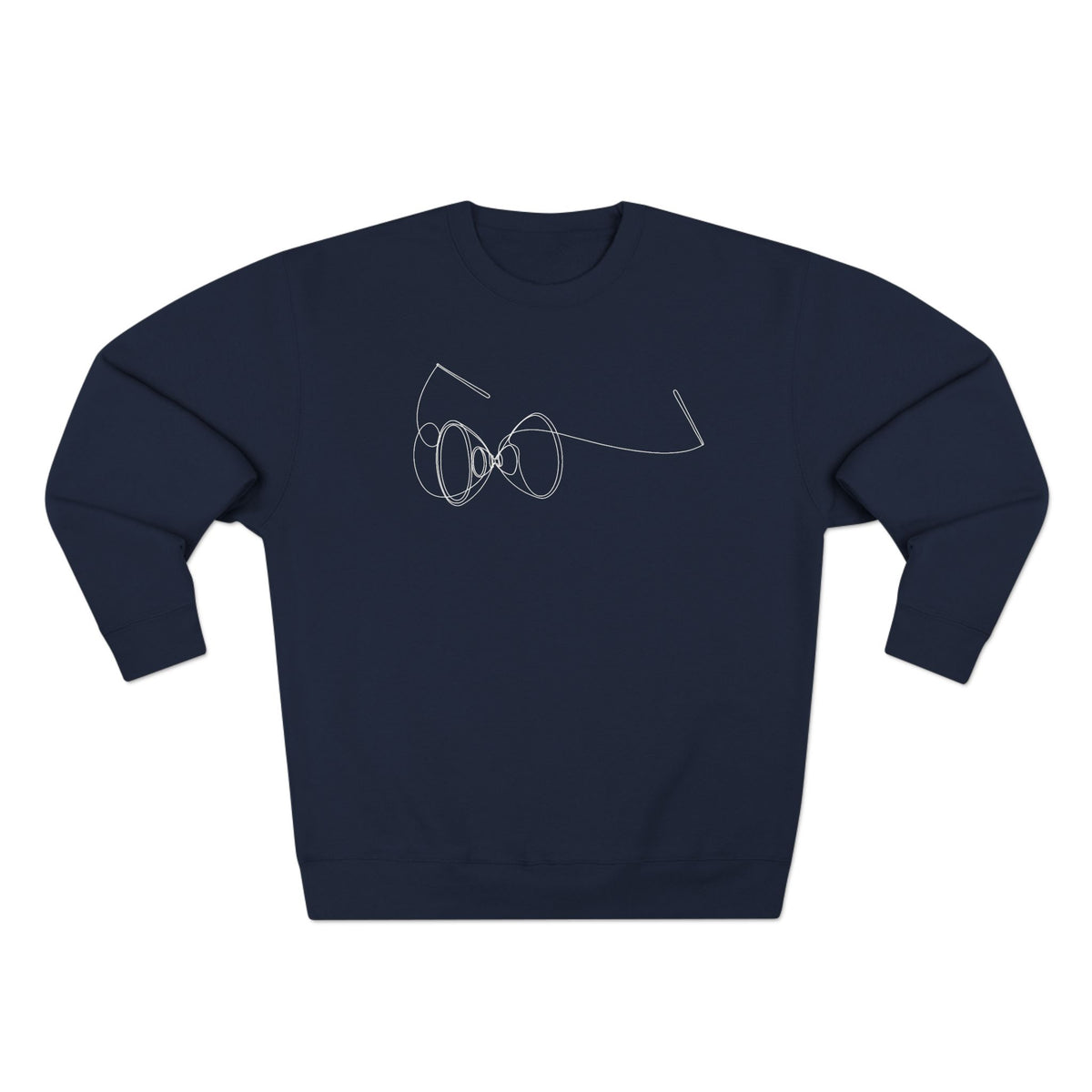 Line Art Diabolo Crewneck Sweatshirt