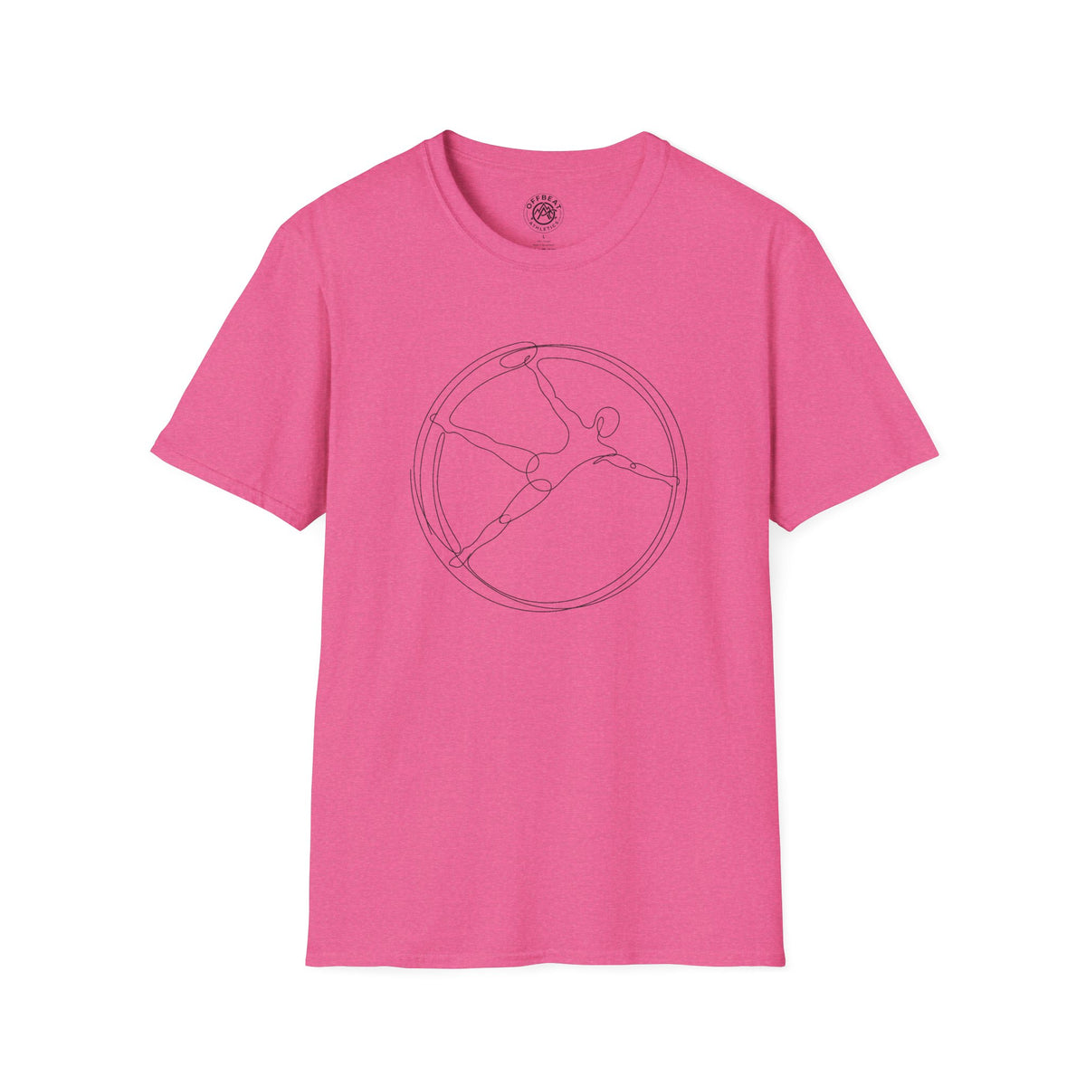 Line Art German Gym Wheel T-Shirt