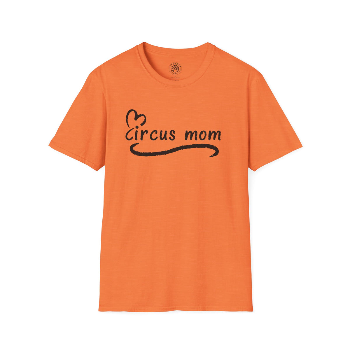 Circus Mom T-Shirt — Heart Script Tee for Family Fans