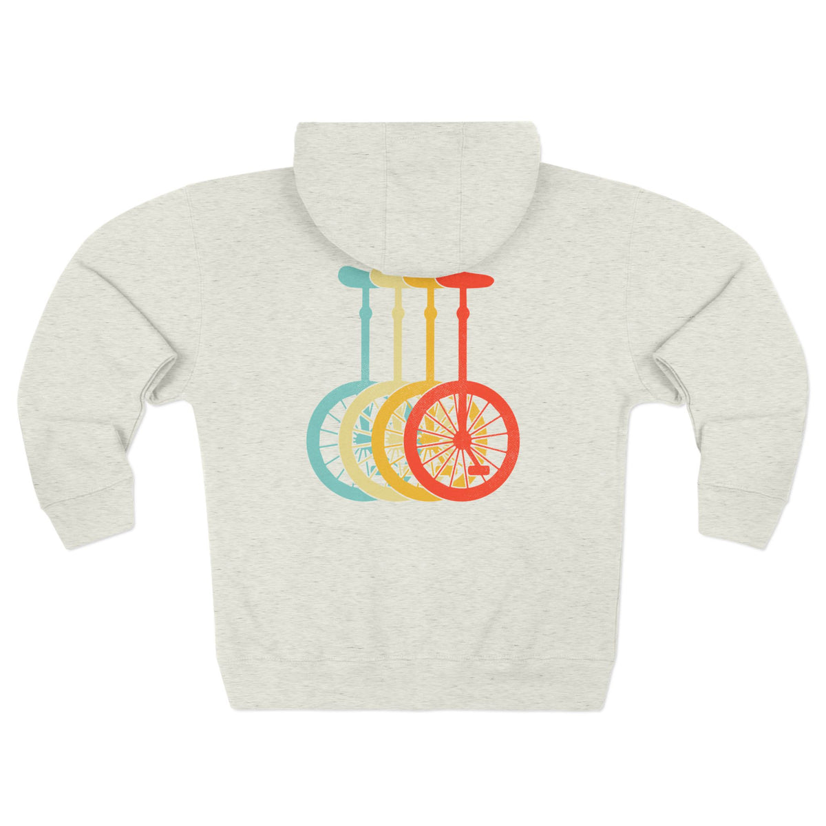 Ride Different Unicycle Zip Hoodie