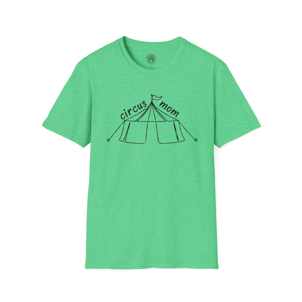 Circus Mom T-Shirt – Hand-Drawn Circus Tent Mothers' Tee