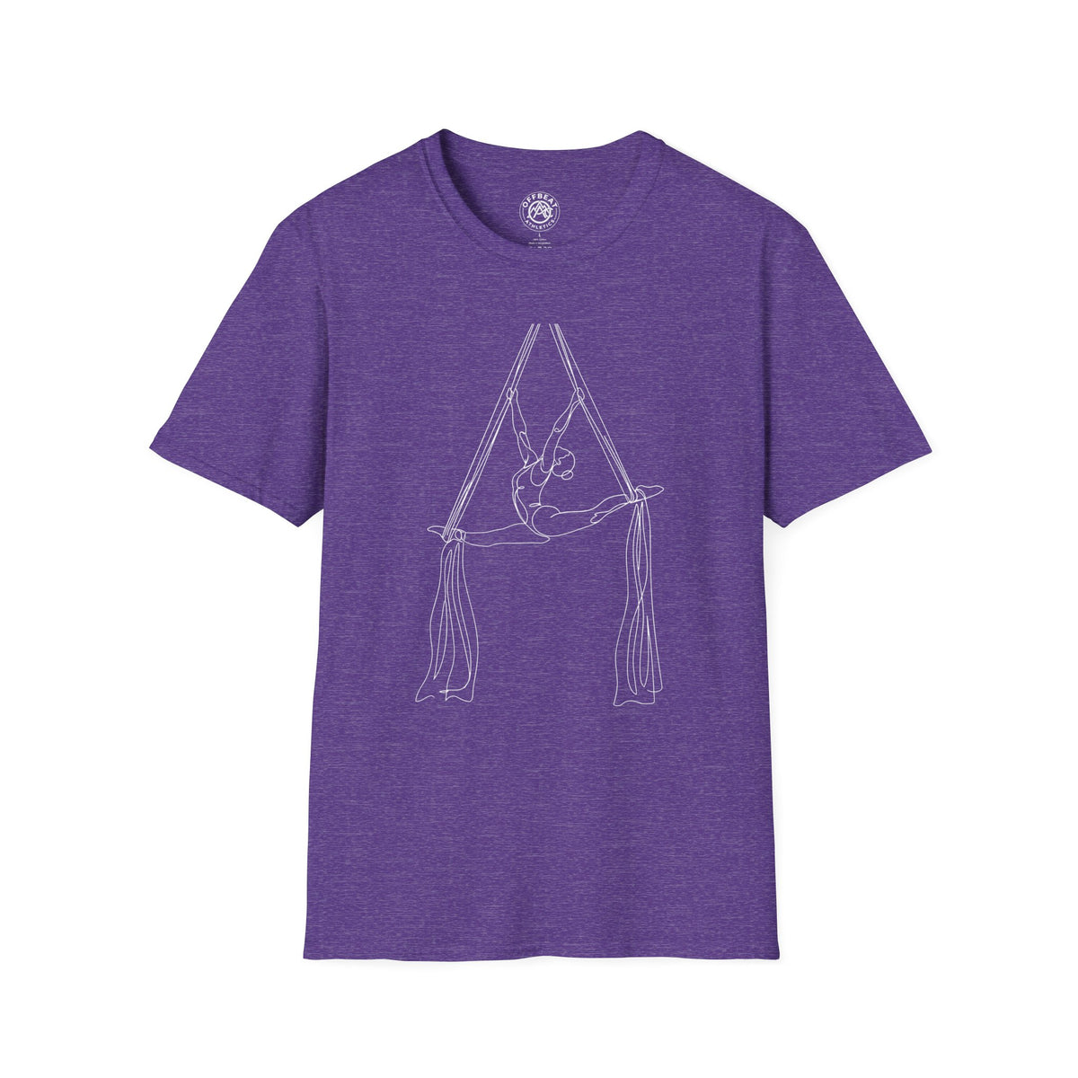 Line Art Aerial Silks Feminine Figure T-Shirt
