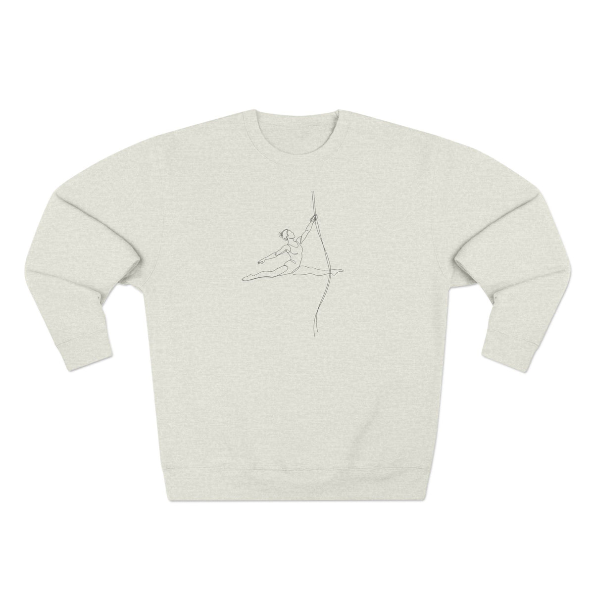 Line Art Spanish Web/Rope Female Figure Crewneck Sweatshirt