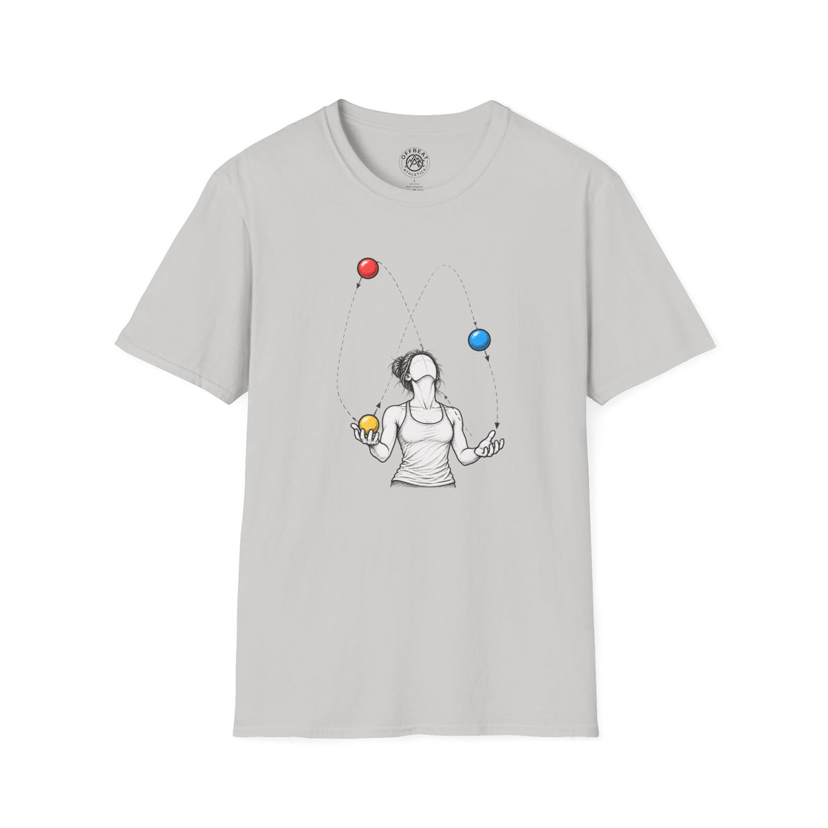 Female Juggling Pattern Shirt