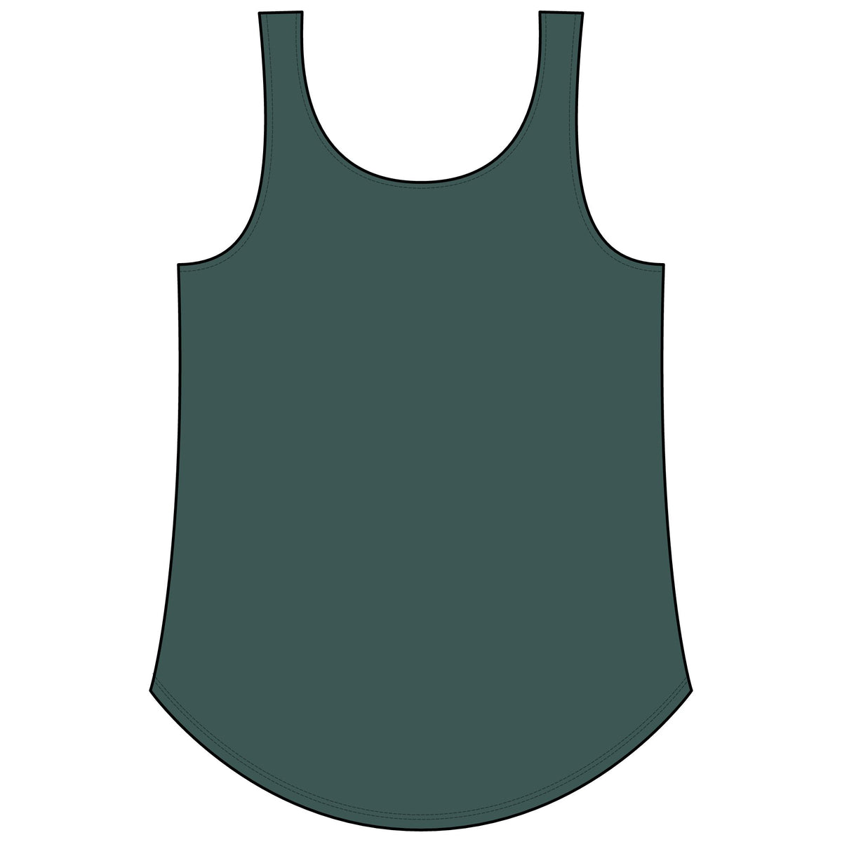 Aerial Silhouette Tank — "Just Hanging Around" Festival Tank Top